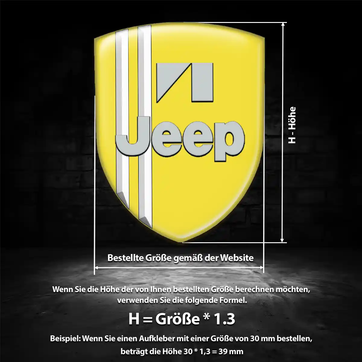 Jeep Emblem Aufkleber Stilvolles Design