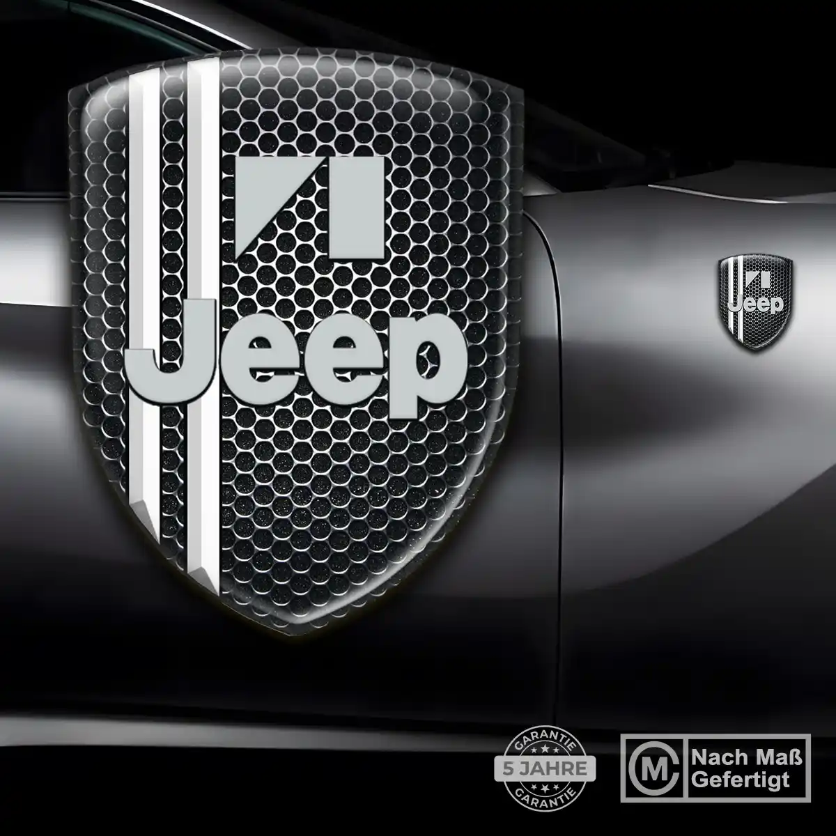 Jeep Emblem Aufkleber Tuningfahrzeug