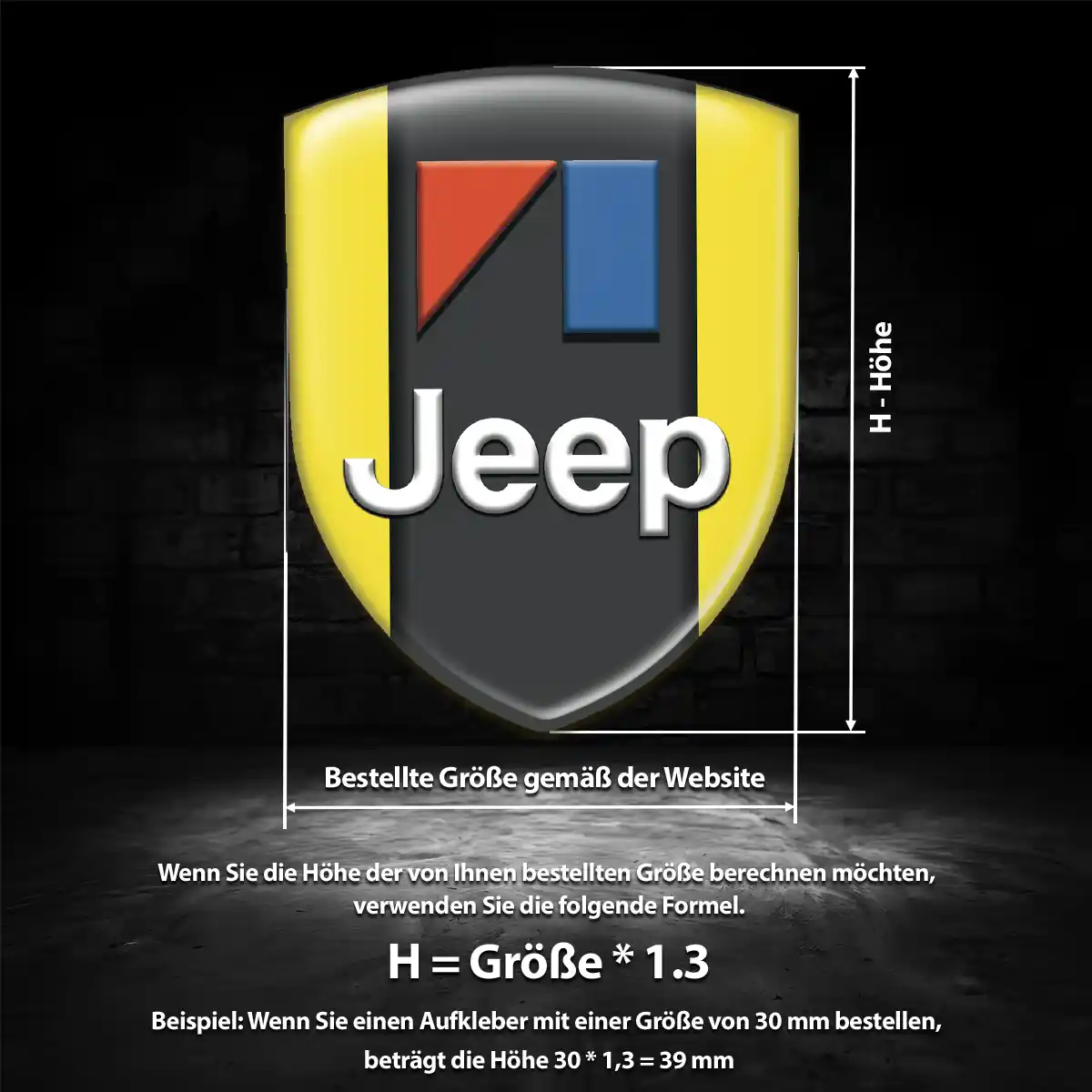 Jeep Emblem Aufkleber Wappen Auto Exterieurdesign