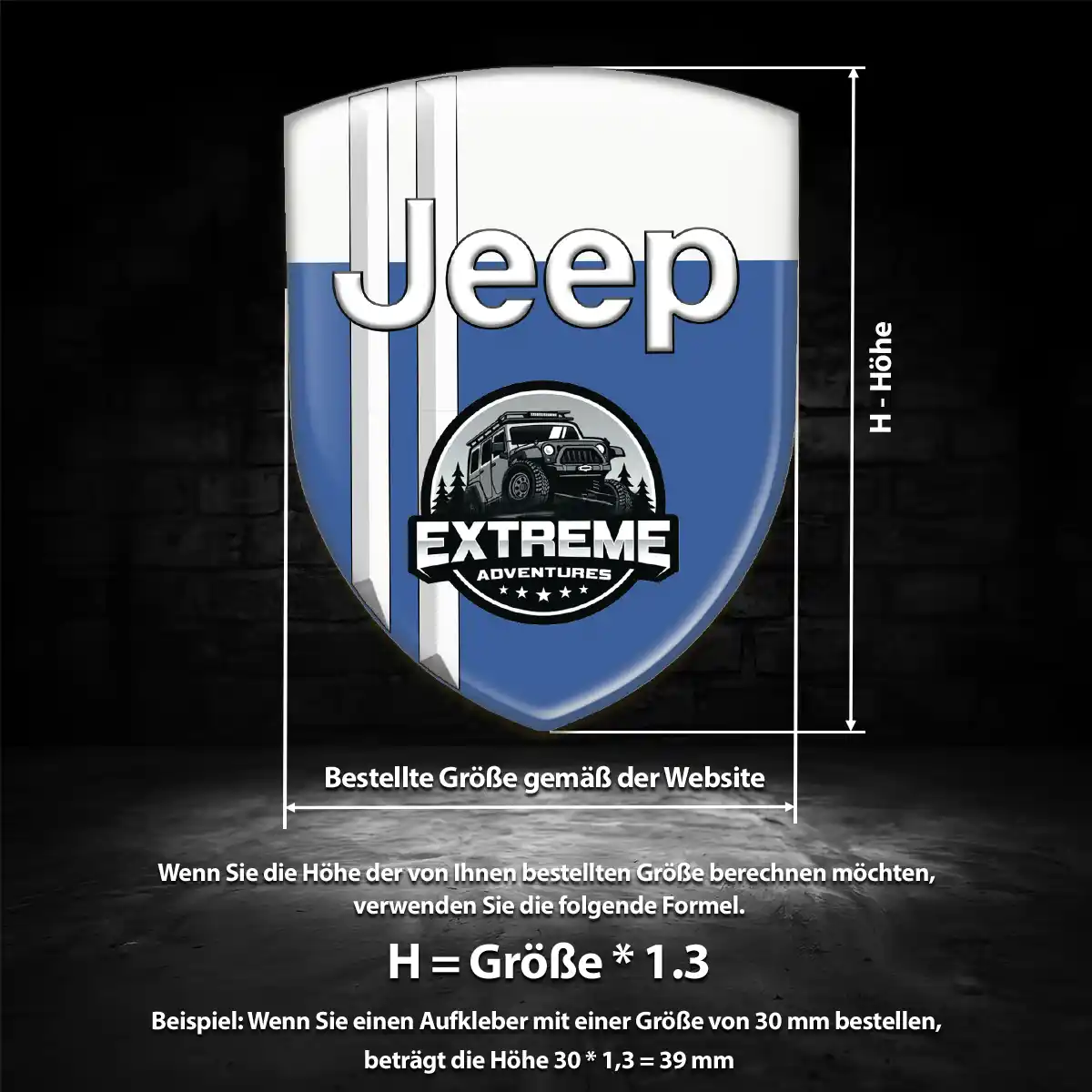 Jeep Emblem Aufkleber Wappen Auto Hohe Qualität