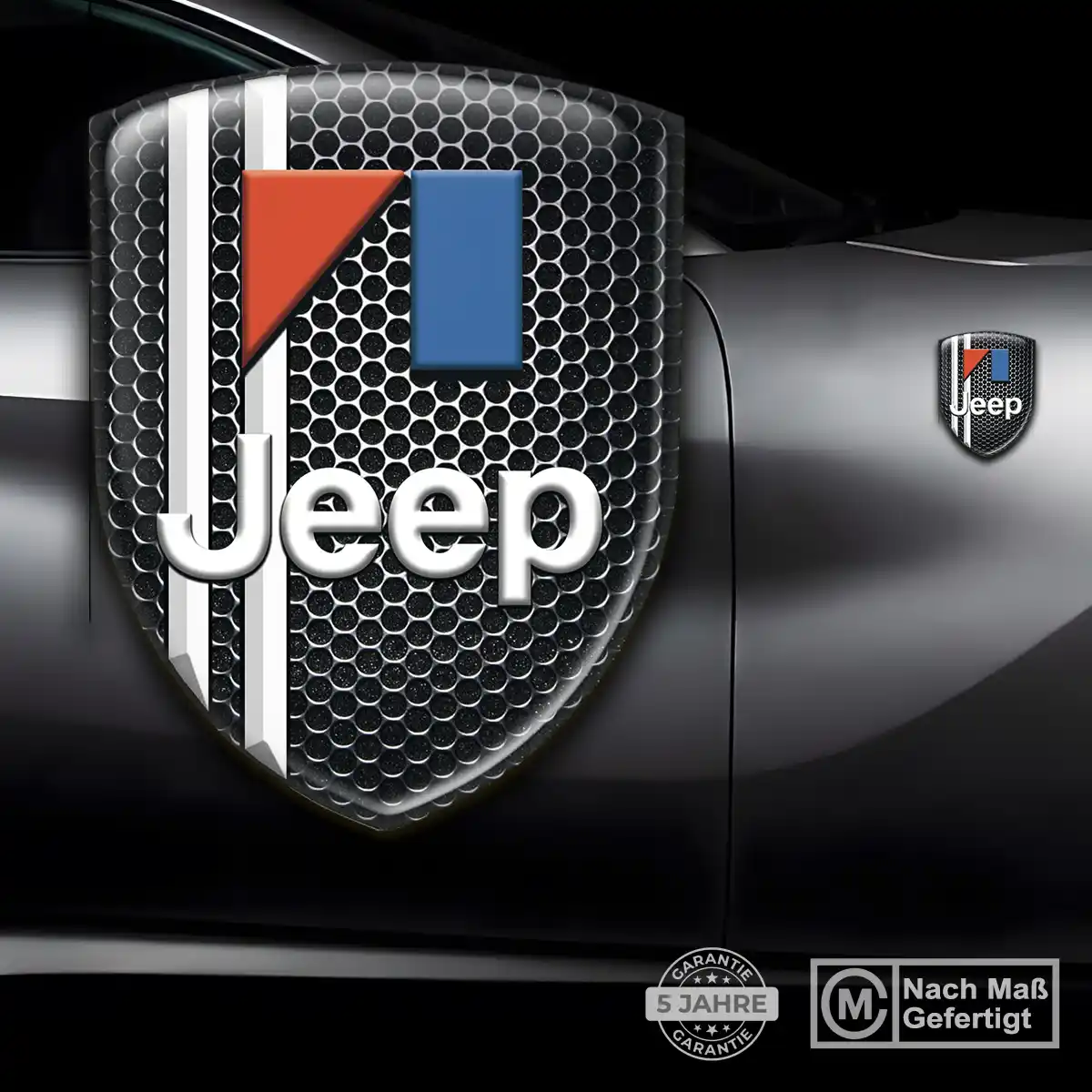 Jeep Emblem Aufkleber Wappen Edles Design