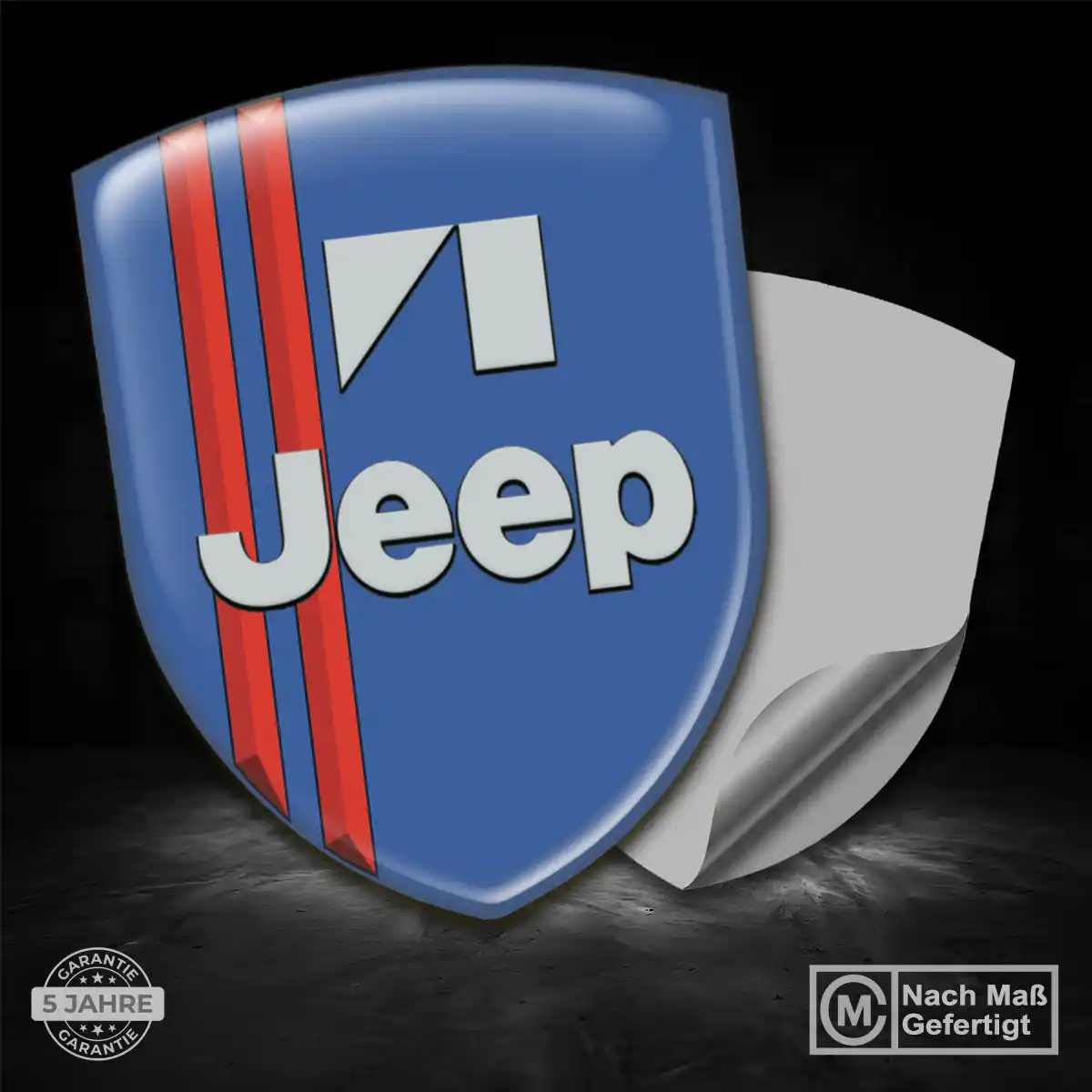 Jeep Emblem Aufkleber Wappen Elegantes Design