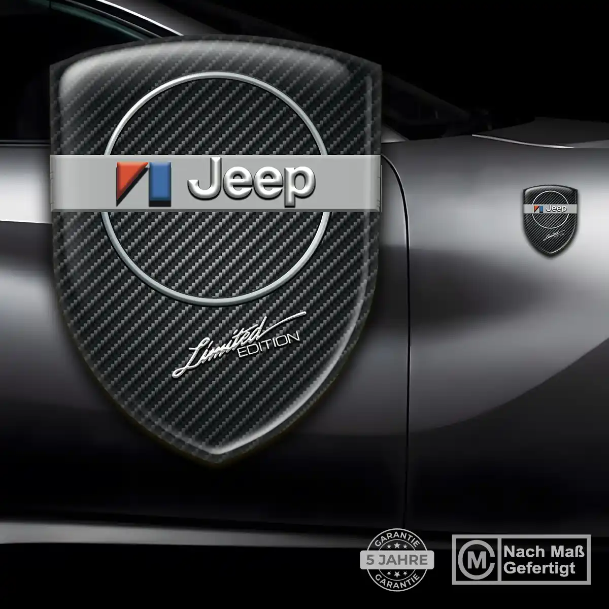 Jeep Emblem Aufkleber Wappen Interieurdesign