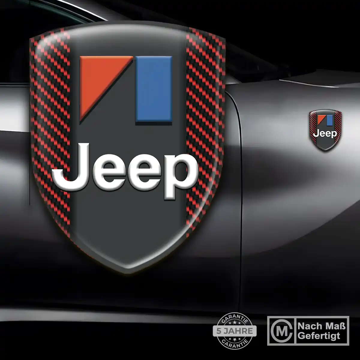 Jeep Emblem Aufkleber Wappen Luxus-Edition