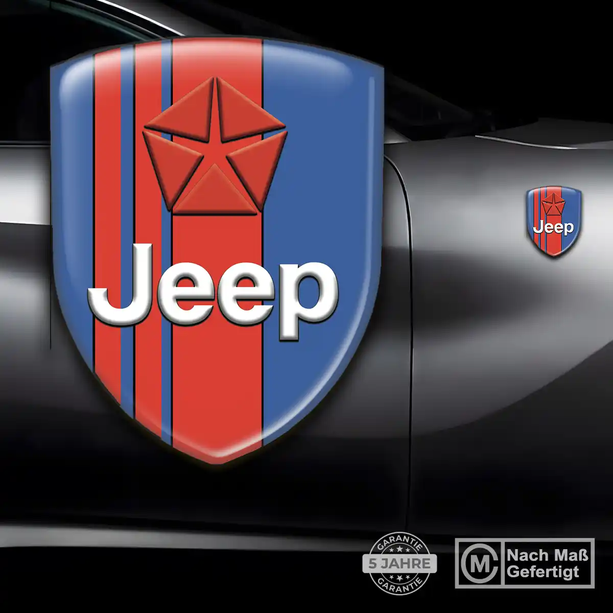 Jeep Emblem Aufkleber Wappen Markenedition