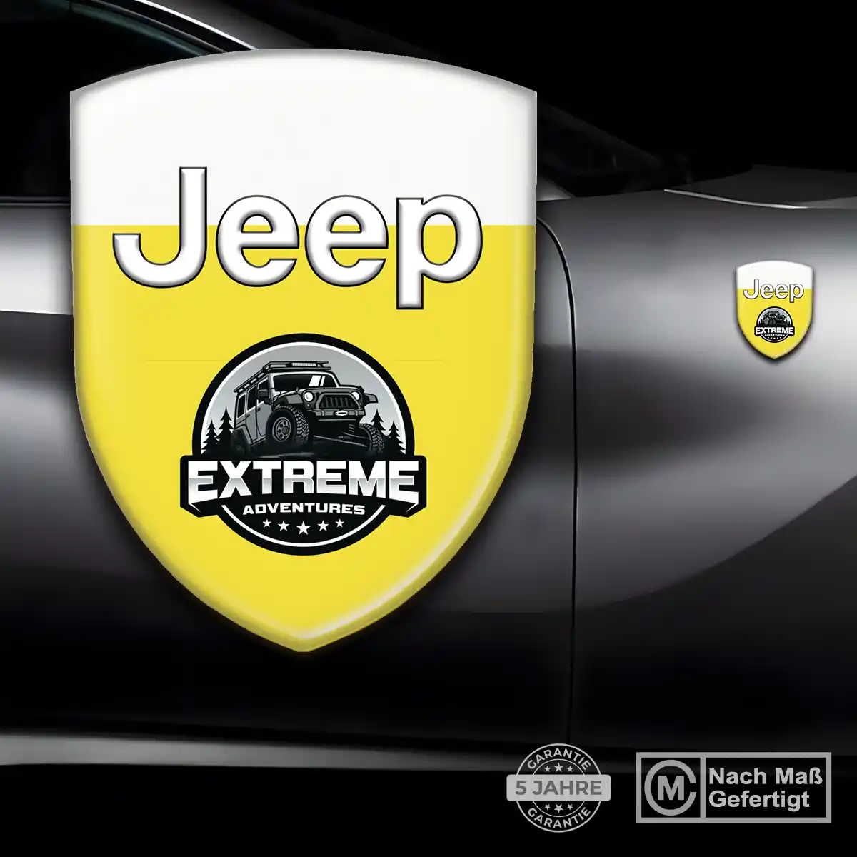Jeep Emblem Aufkleber Wappen Modernes Design
