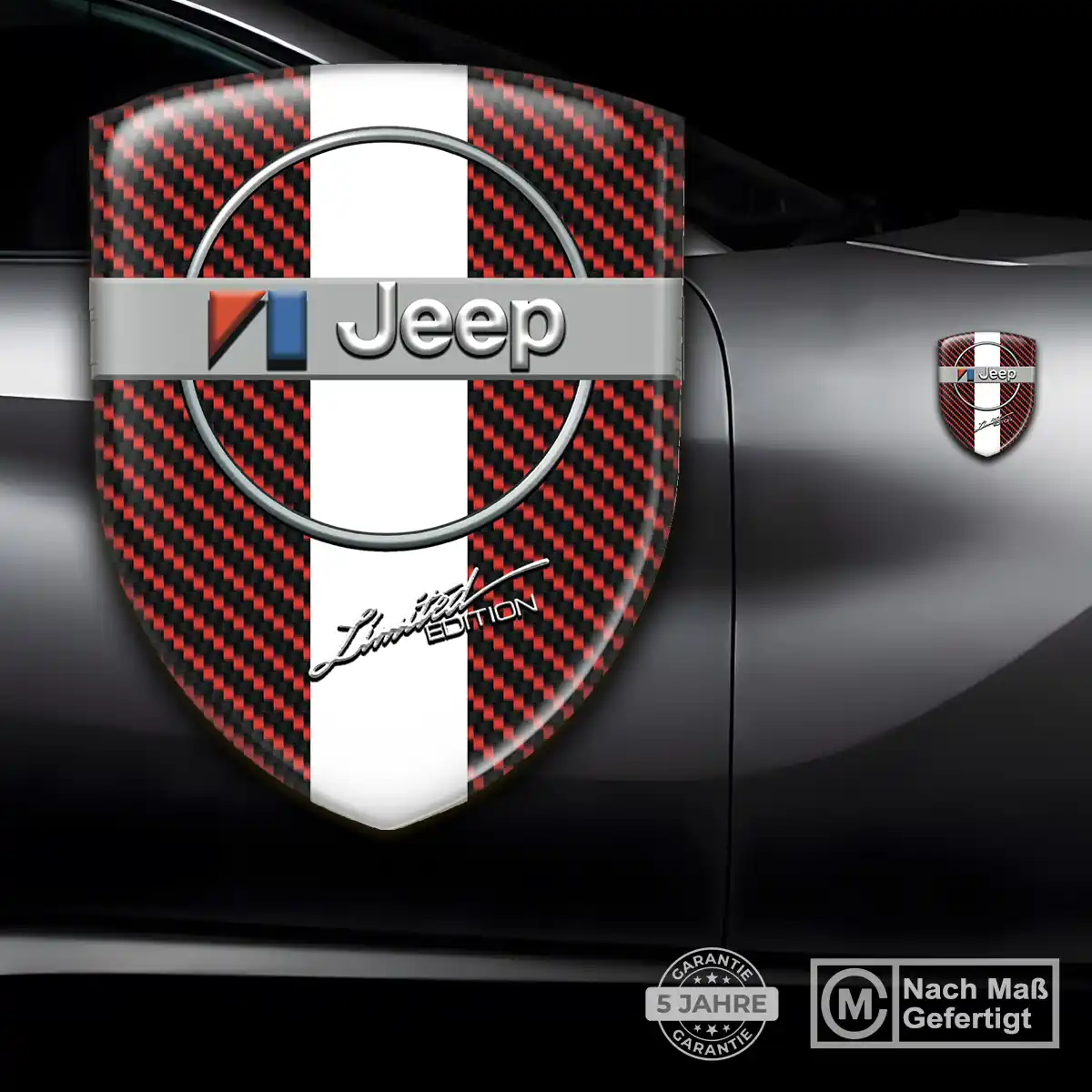 Jeep Emblem Aufkleber Wappen Stilvolles Design