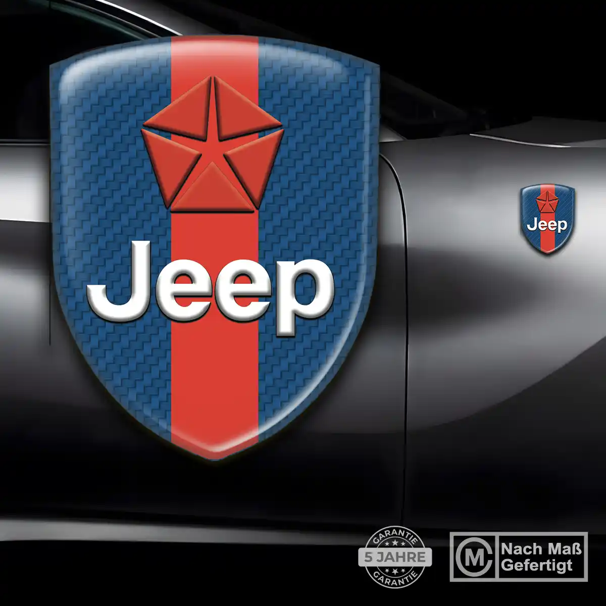 Jeep Emblem Ausdrucksstarkes Design