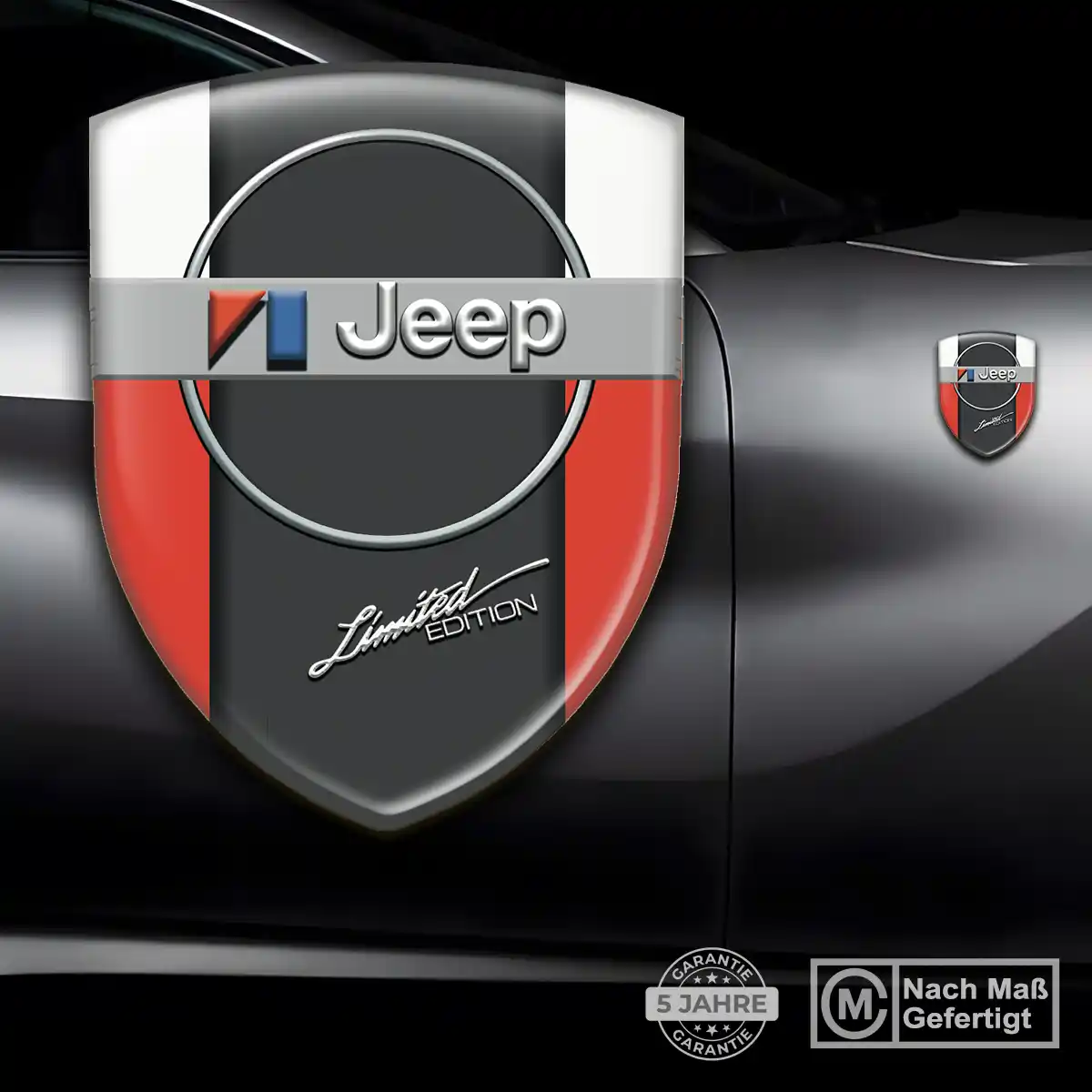 Jeep Emblem Auto Edles Design