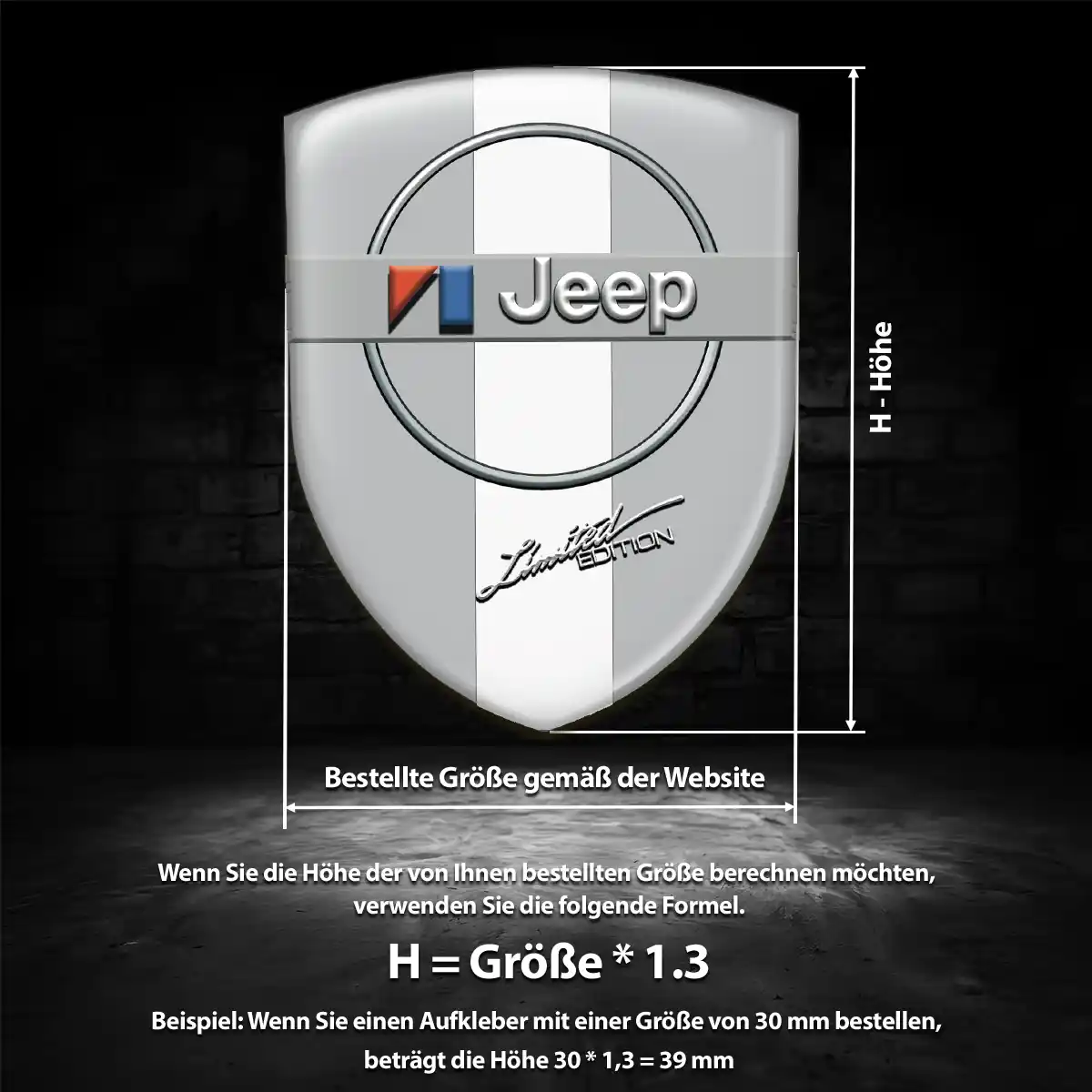 Jeep Emblem Auto Elegantes Design