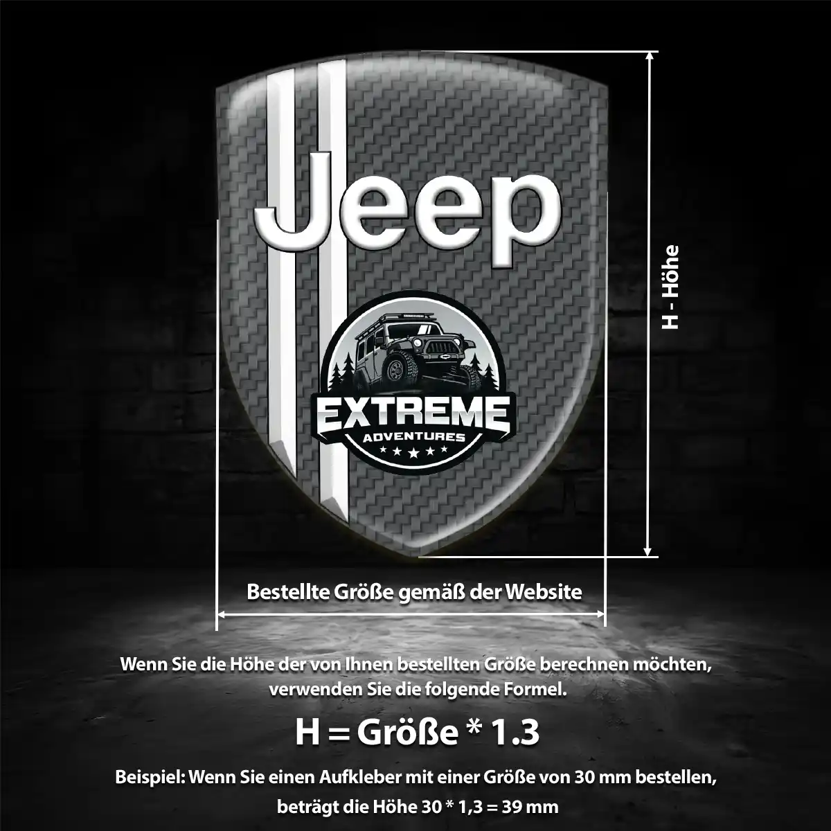 Jeep Emblem Auto Modernes Design