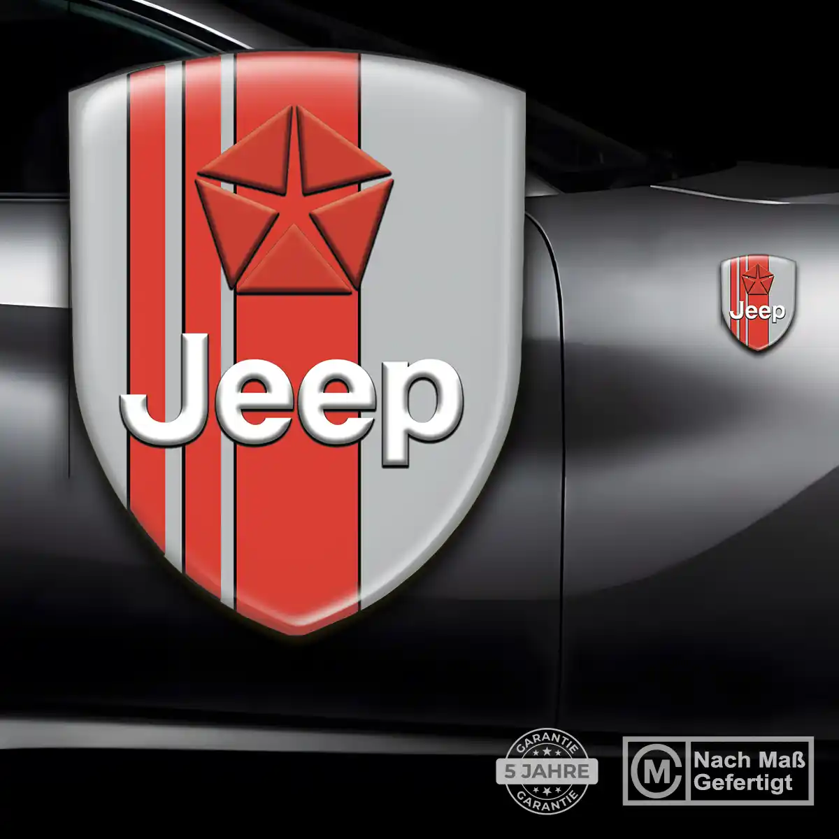 Jeep Emblem Auto Stilvolles Design
