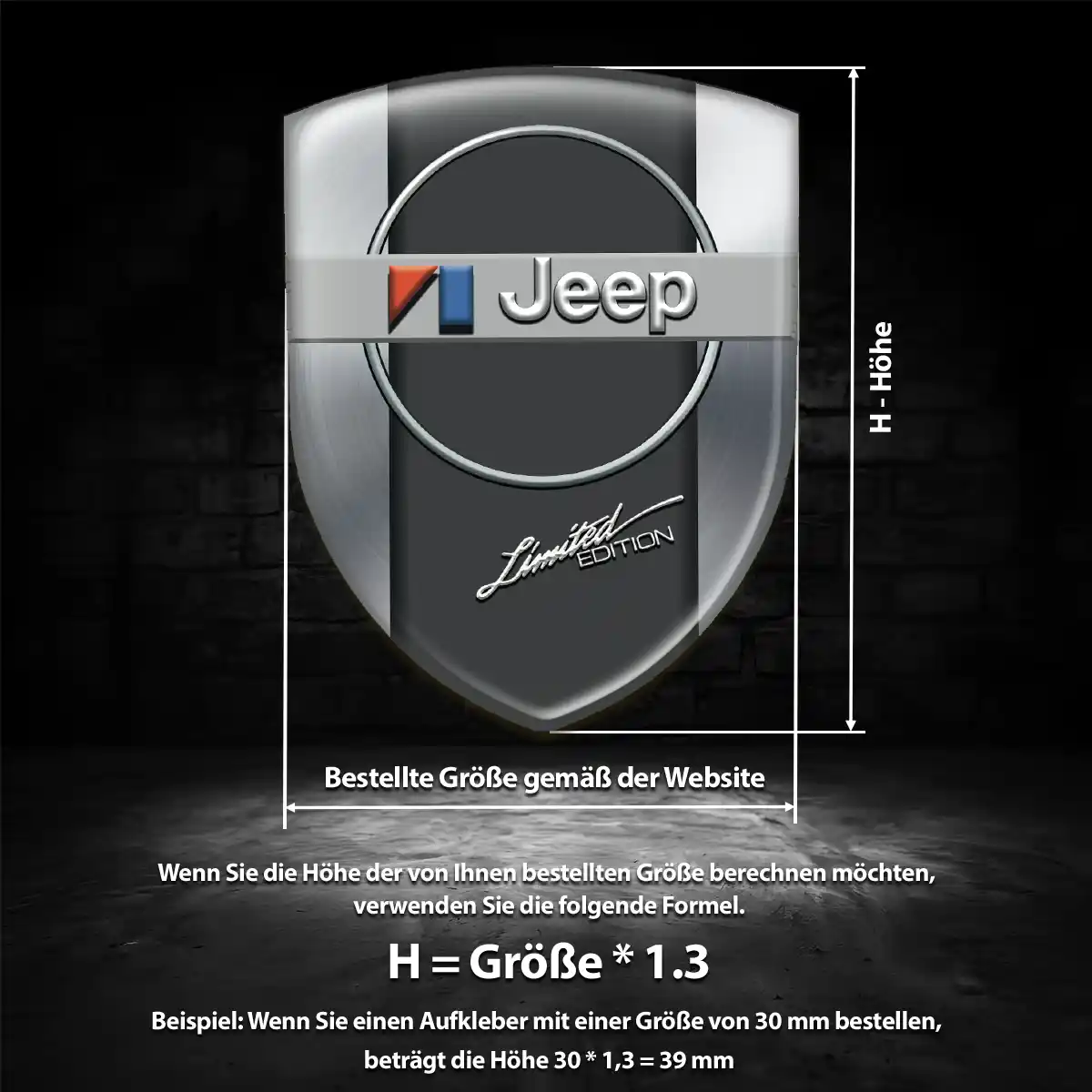 Jeep Emblem Interieurdesign