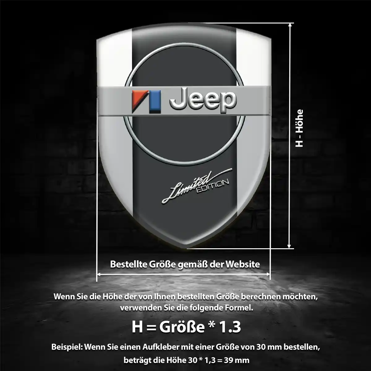Jeep Emblem Modernes Design