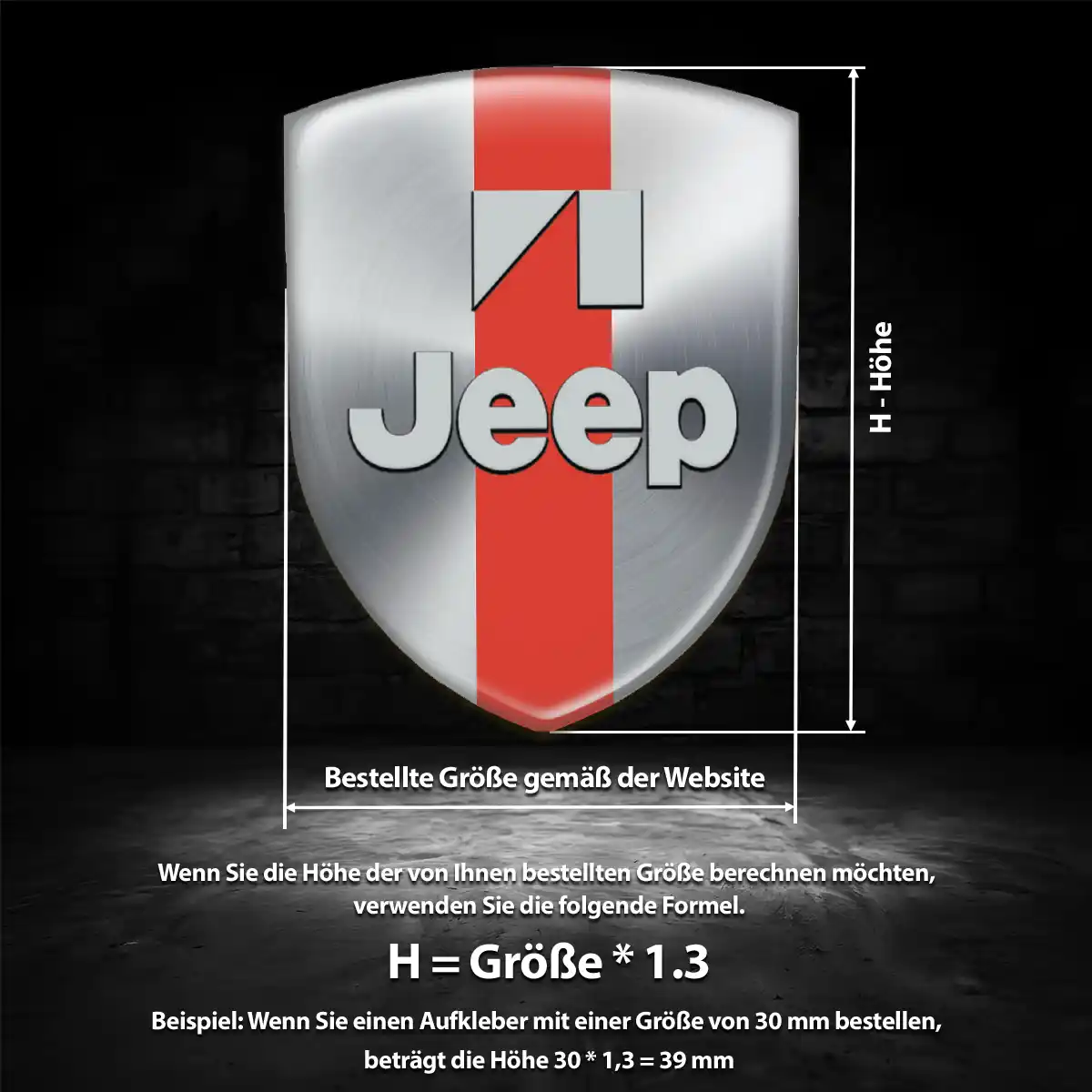 Jeep Emblem Tuningfahrzeug
