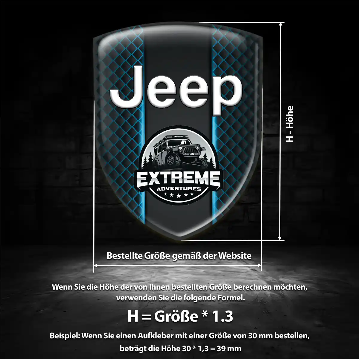 Jeep Emblem Wappen Anspruchsvolles Design