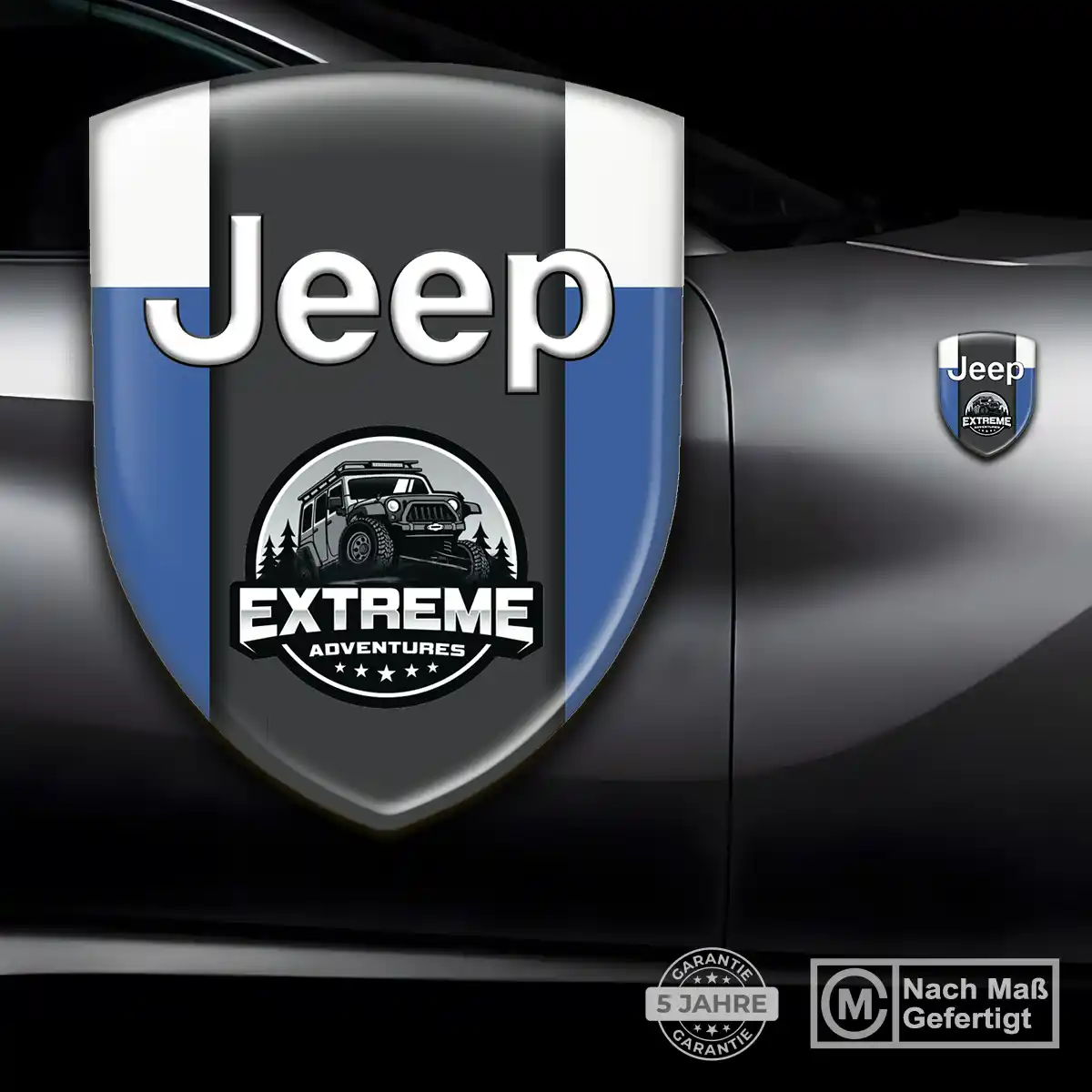 Jeep Emblem Wappen Aufkleber Auto Elegantes Design
