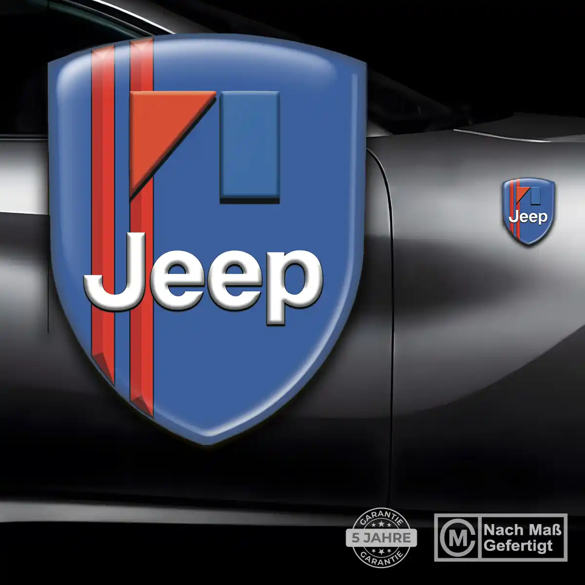 Jeep Emblem Wappen Aufkleber Auto Luxus-Edition