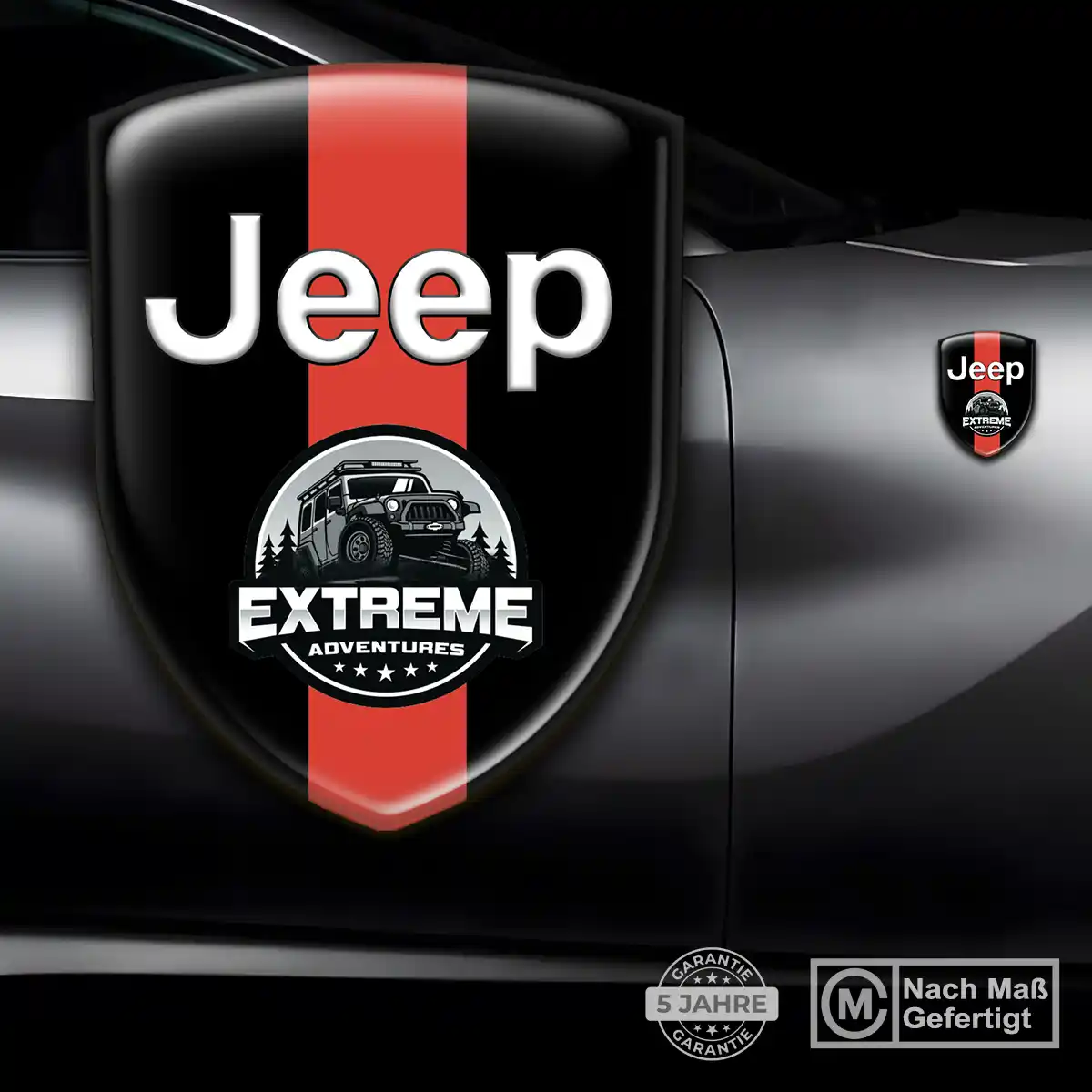 Jeep Emblem Wappen Aufkleber Auto Modernes Design