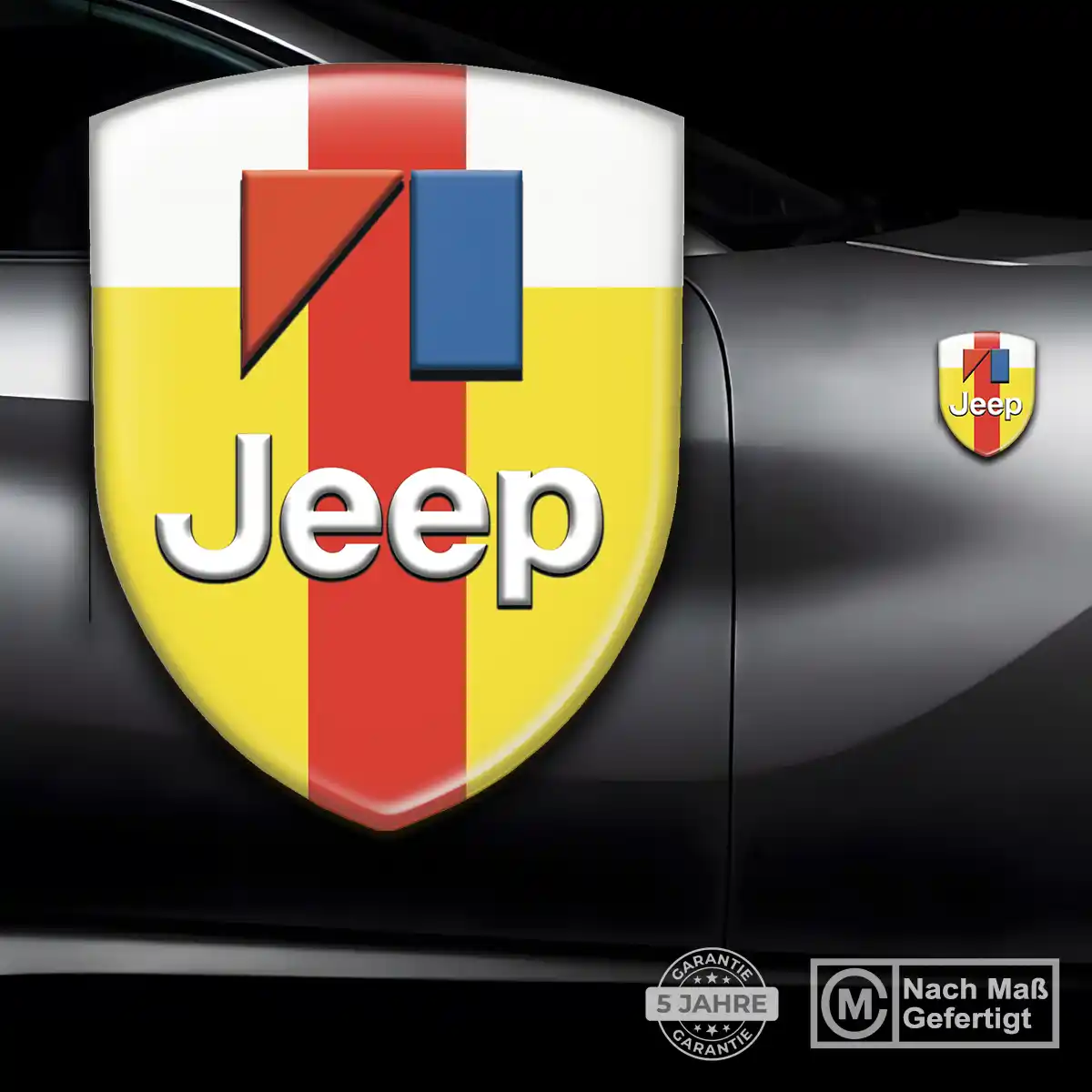 Jeep Emblem Wappen Aufkleber Auto Stilvolles Design