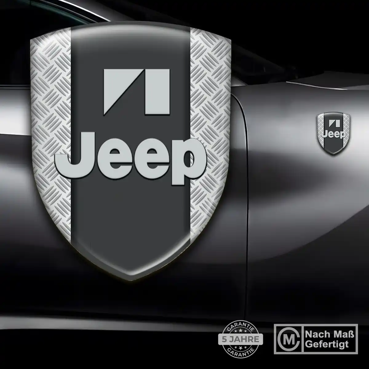 Jeep Emblem Wappen Aufkleber Edles Design
