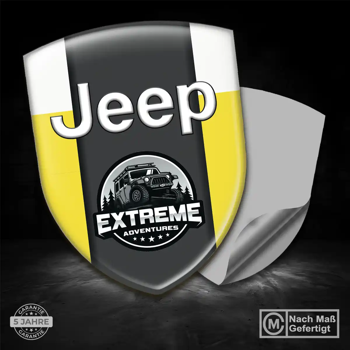 Jeep Emblem Wappen Aufkleber Elegantes Design