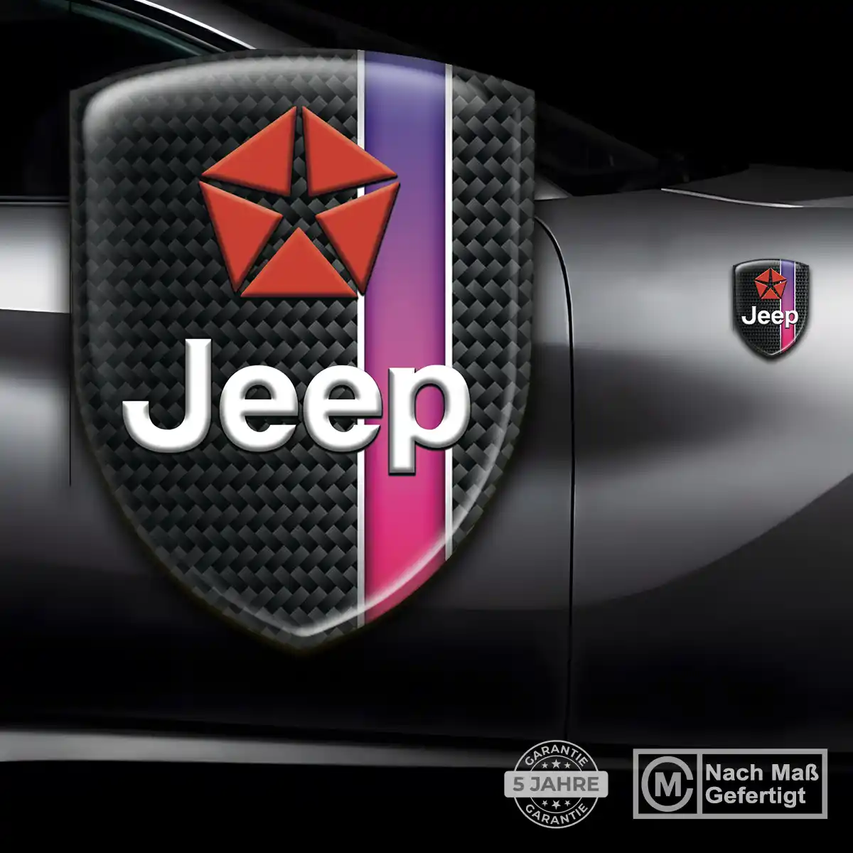 Jeep Emblem Wappen Aufkleber Interieurdesign