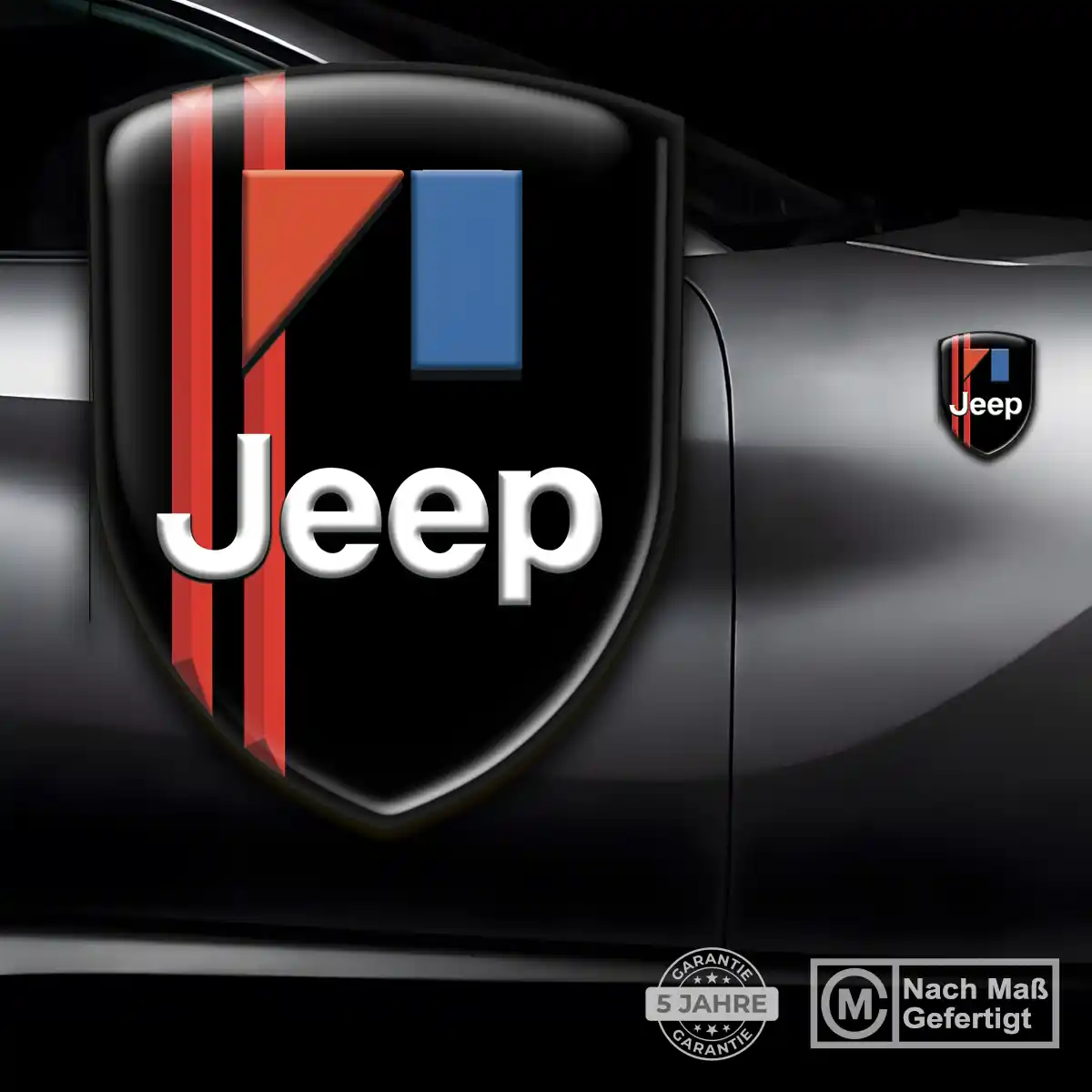 Jeep Emblem Wappen Aufkleber Markenedition