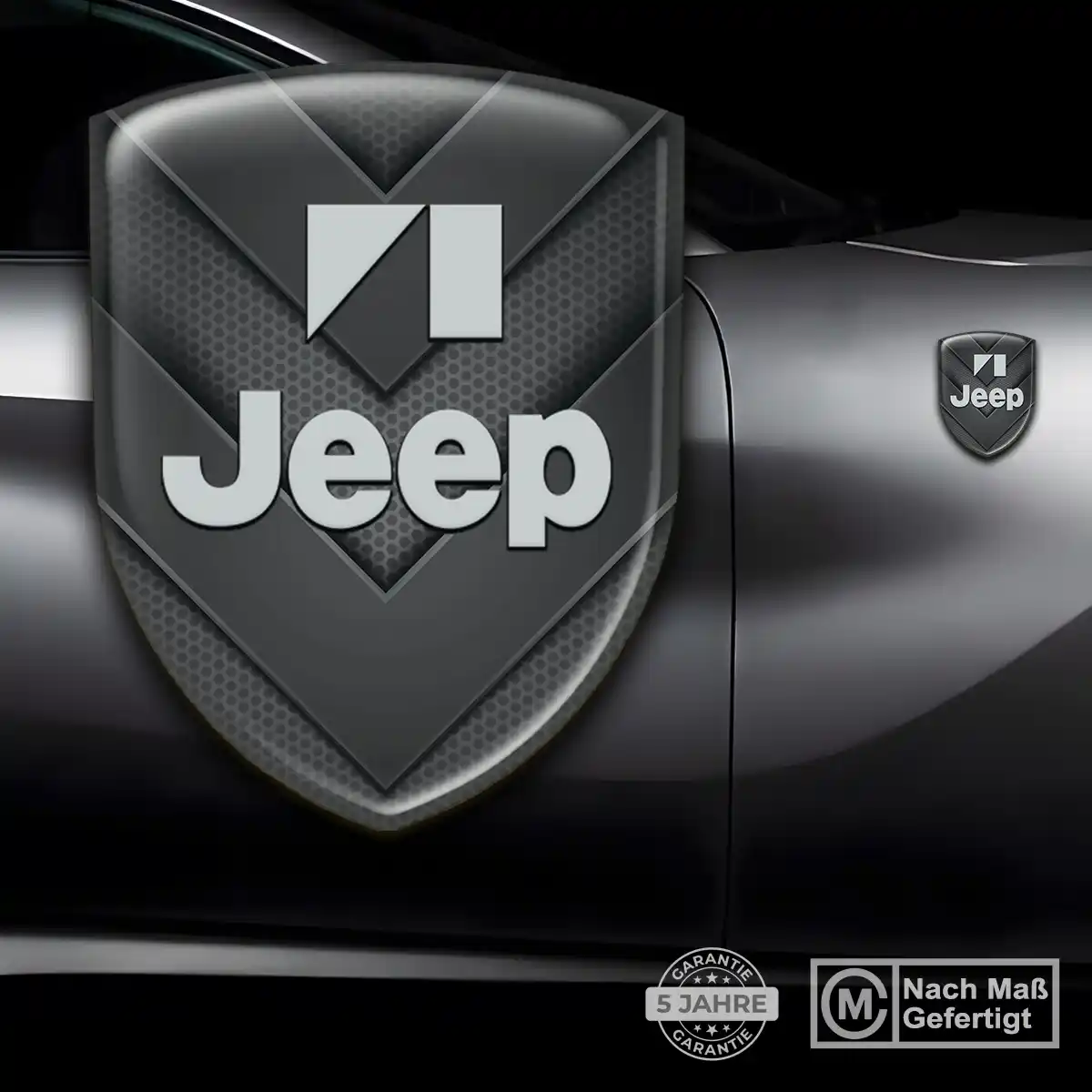 Jeep Emblem Wappen Aufkleber Tuningfahrzeug