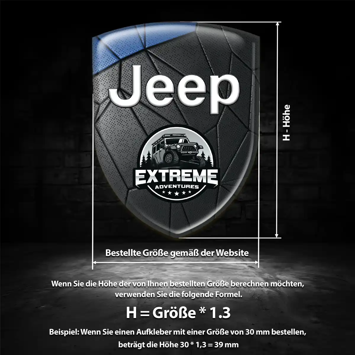 Jeep Emblem Wappen Ausdrucksstarkes Design