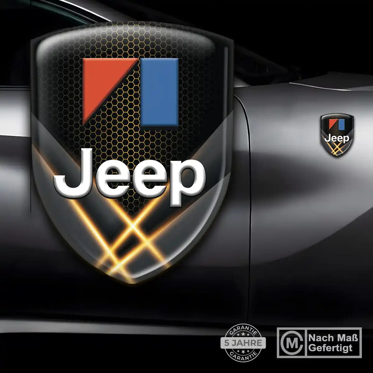 Jeep Emblem Wappen Auto Ausdrucksstarkes Design