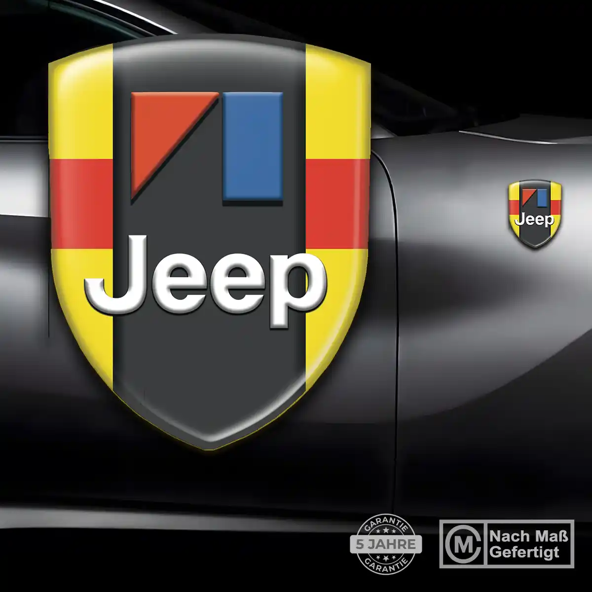 Jeep Emblem Wappen Auto Elegantes Design