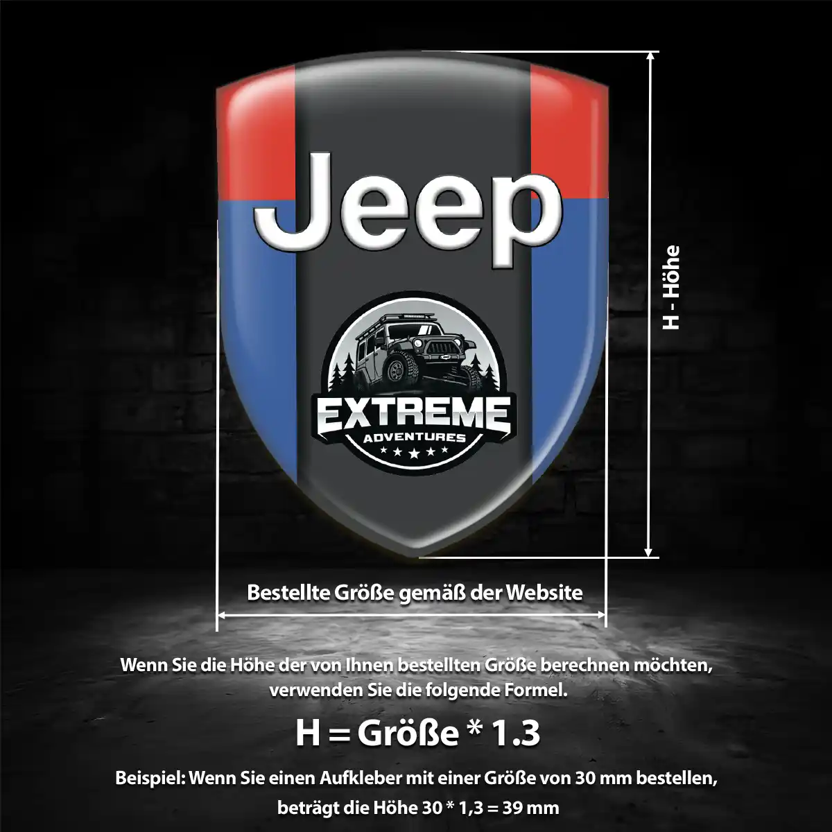 Jeep Emblem Wappen Auto Exterieurdesign