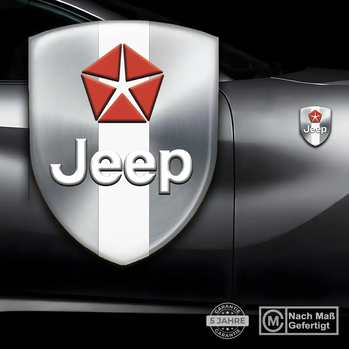 Jeep Emblem Wappen Auto Hochwertiges Harz