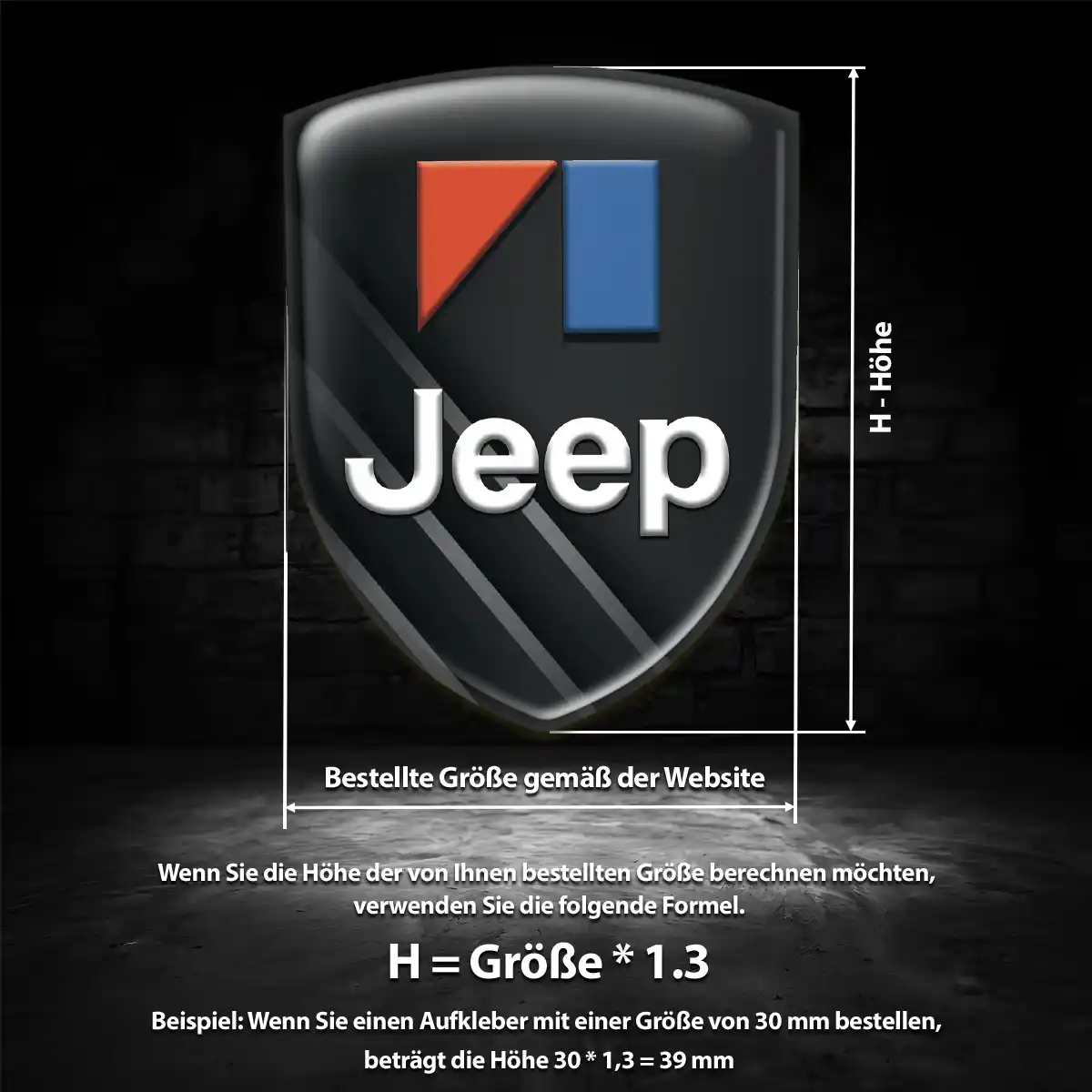 Jeep Emblem Wappen Auto Hohe Qualität