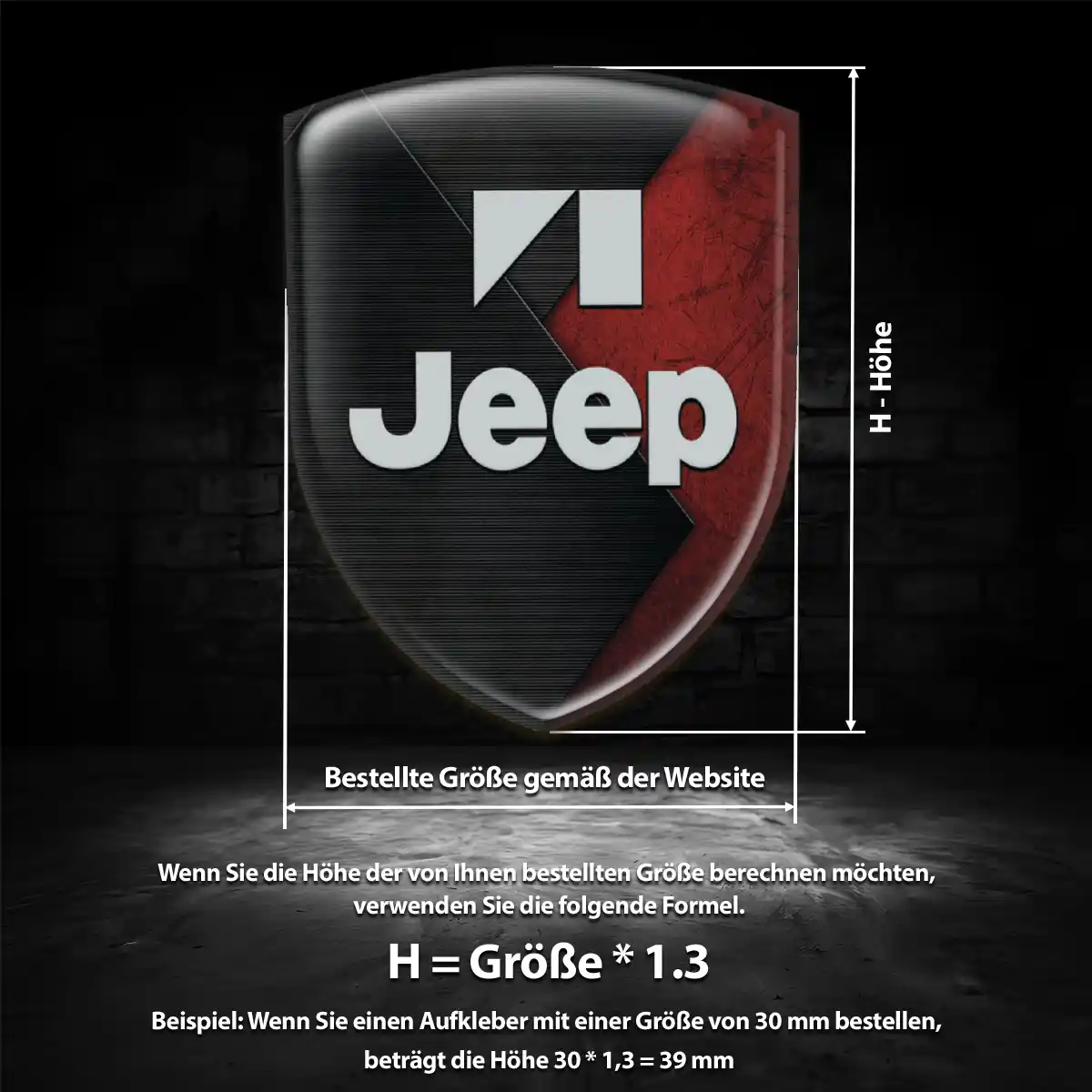 Jeep Emblem Wappen Auto Limitierte Auflage