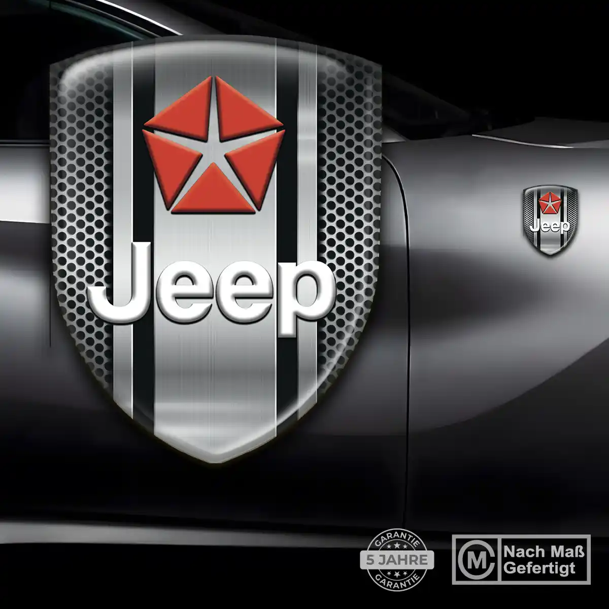 Jeep Emblem Wappen Auto Luxus-Edition