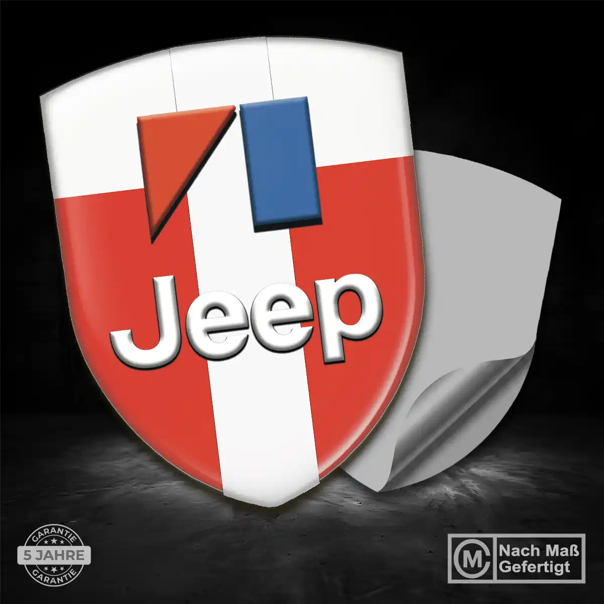 Jeep Emblem Wappen Auto Premium-Edition