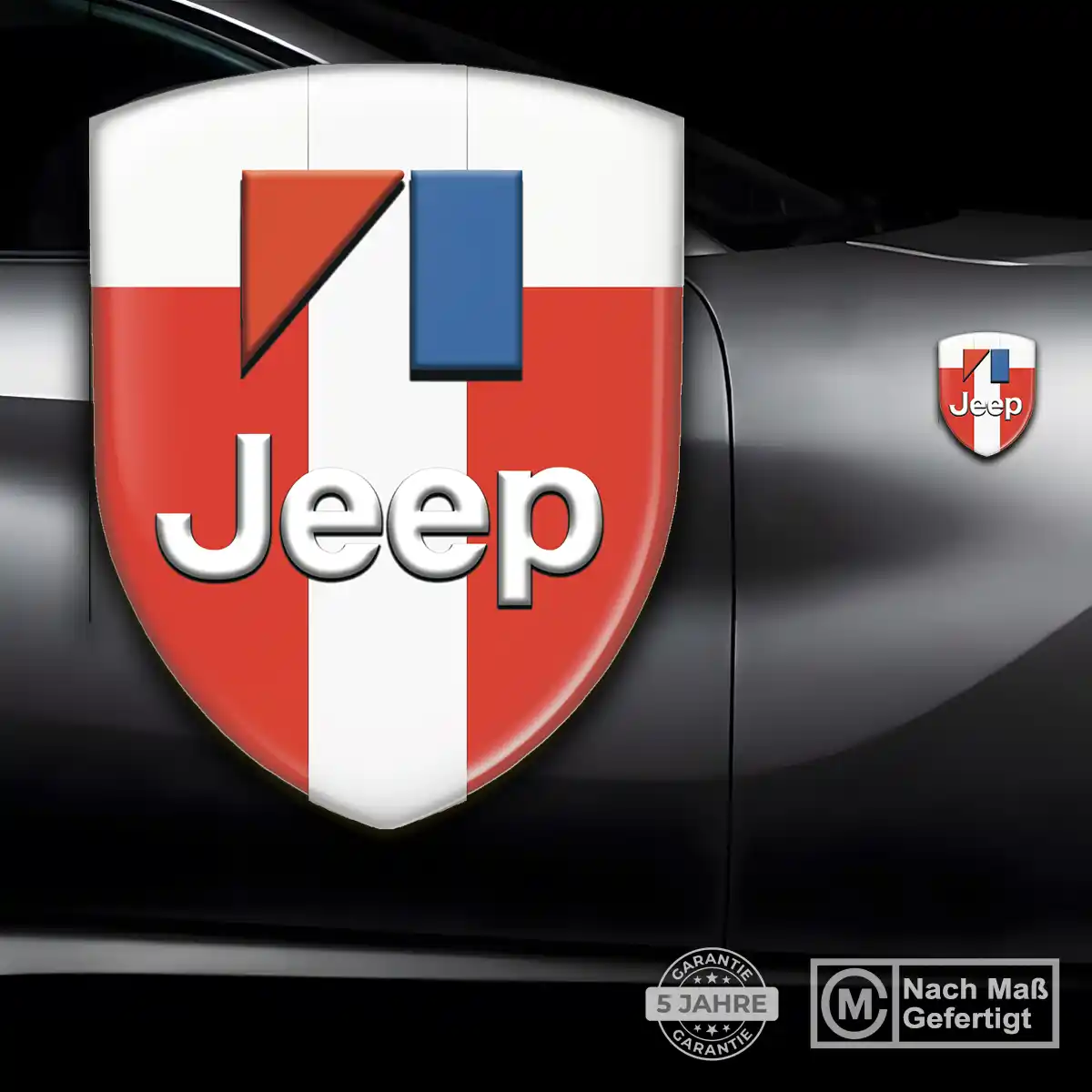 Jeep Emblem Wappen Auto Premium-Edition