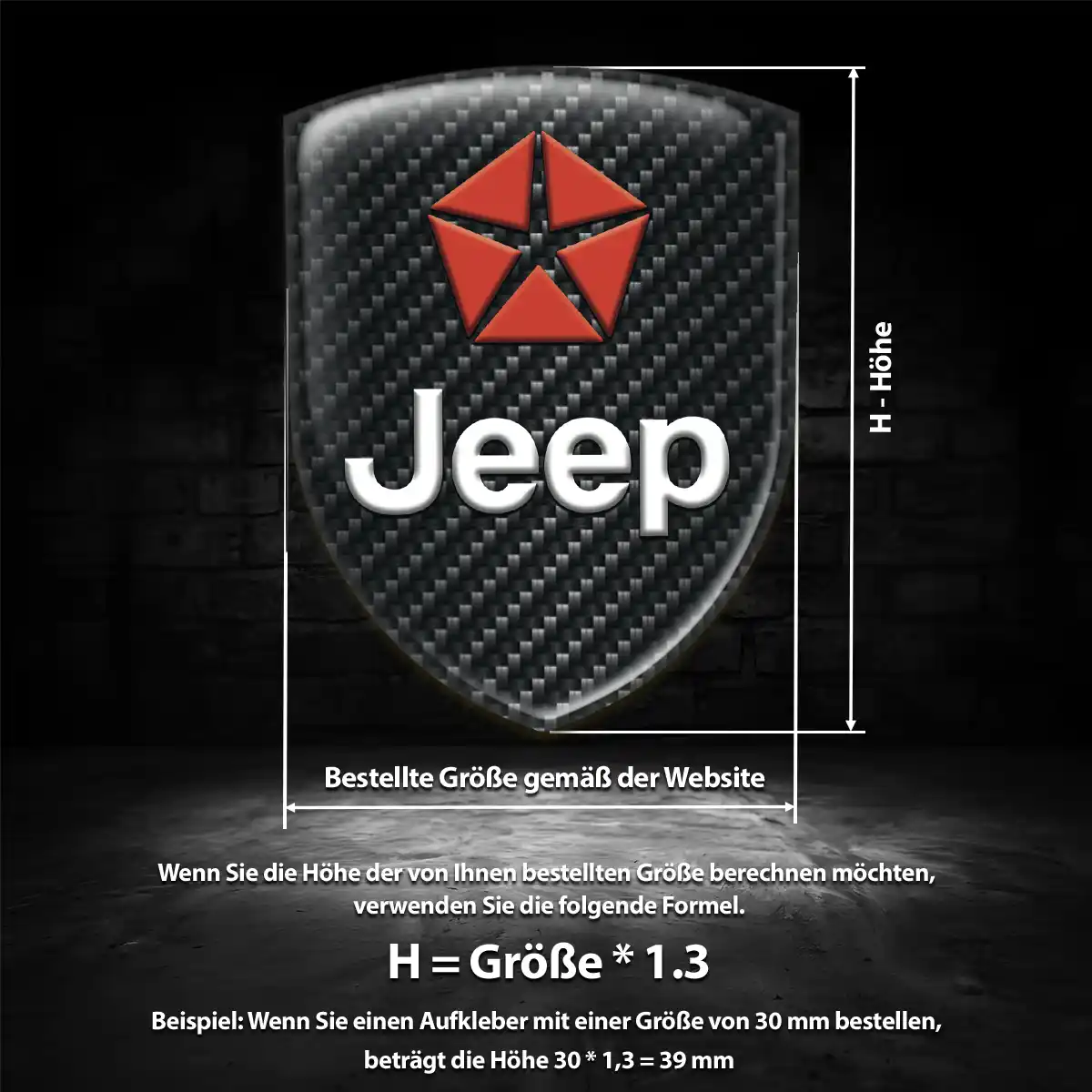 Jeep Emblem Wappen Auto Stilvolles Design