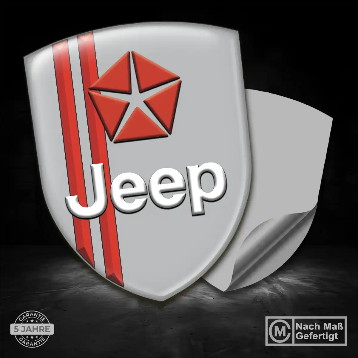Jeep Emblem Wappen Edles Design