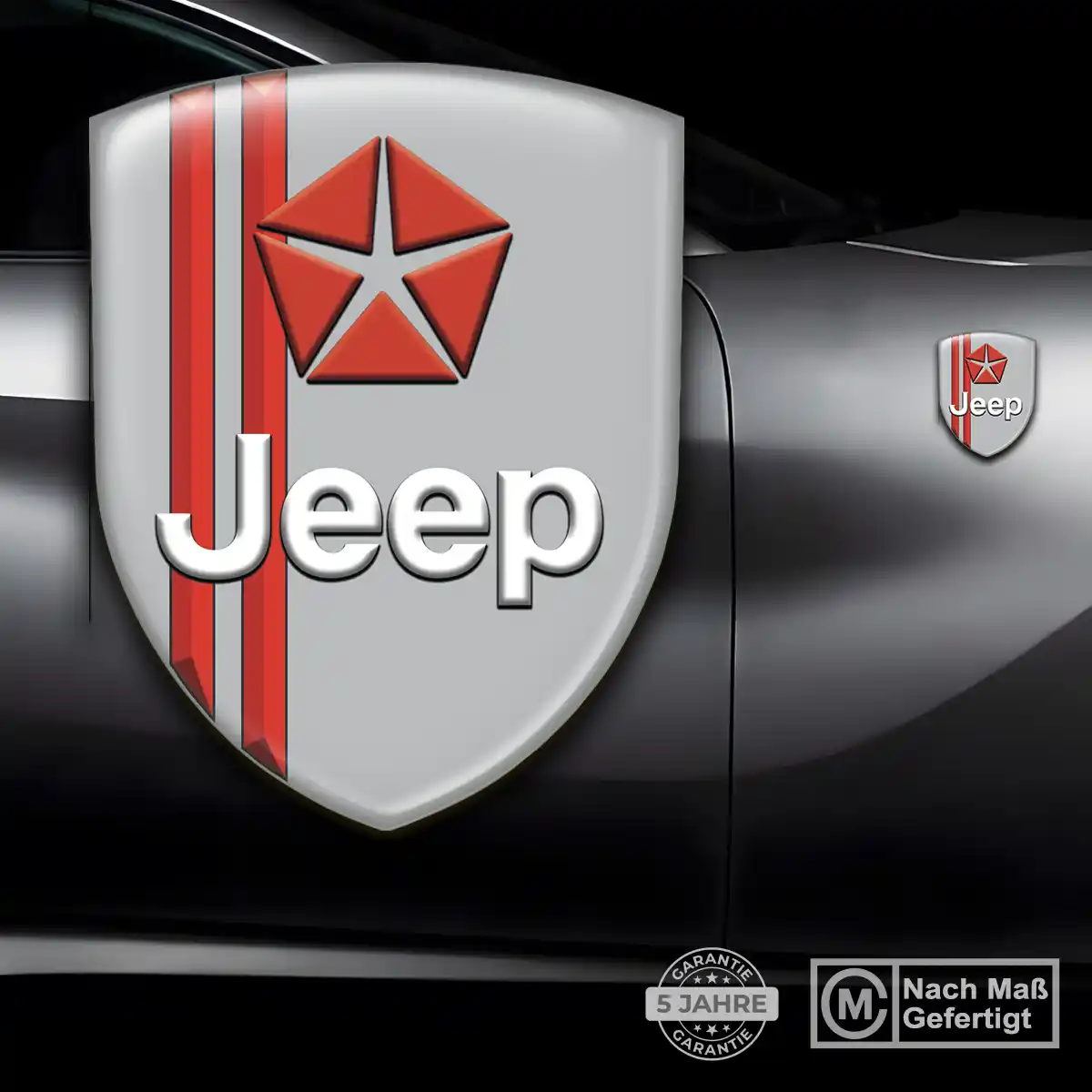 Jeep Emblem Wappen Edles Design