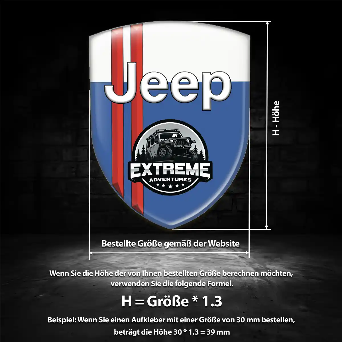 Jeep Emblem Wappen Erstklassige Qualität