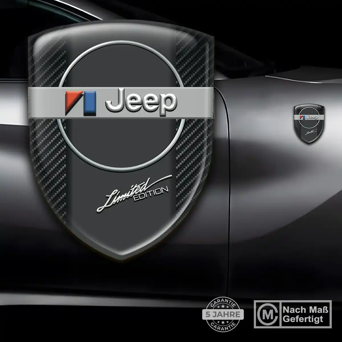 Jeep Emblem Wappen Hochwertiges Harz