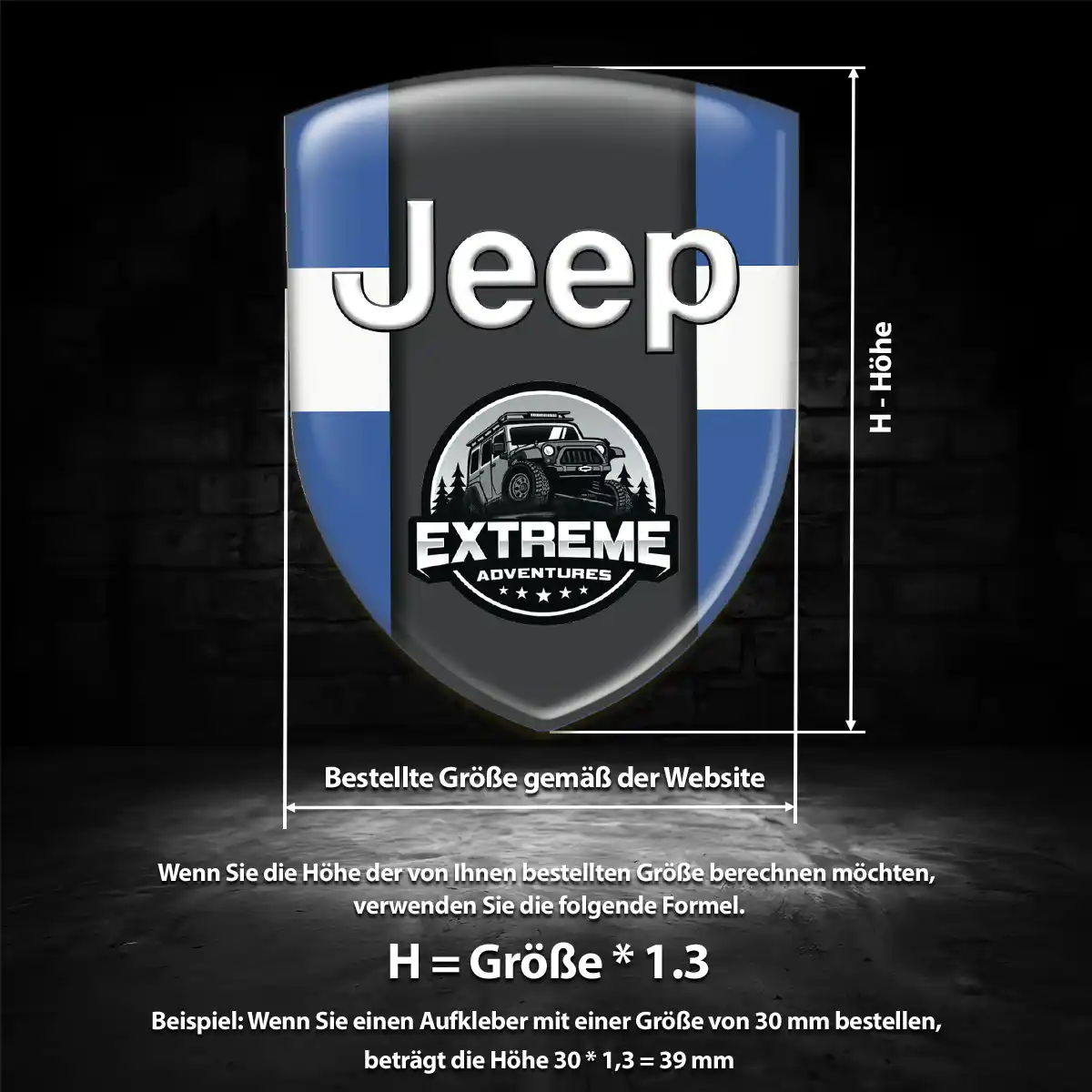 Jeep Emblem Wappen Hohe Qualität
