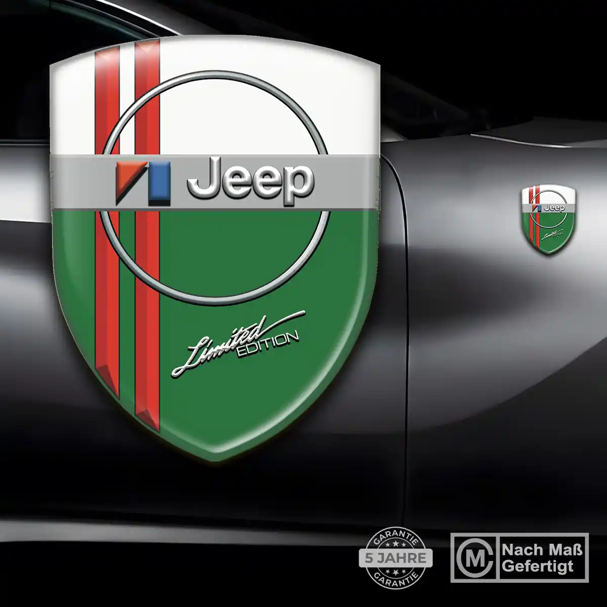 Jeep Emblem Wappen Luxus-Edition