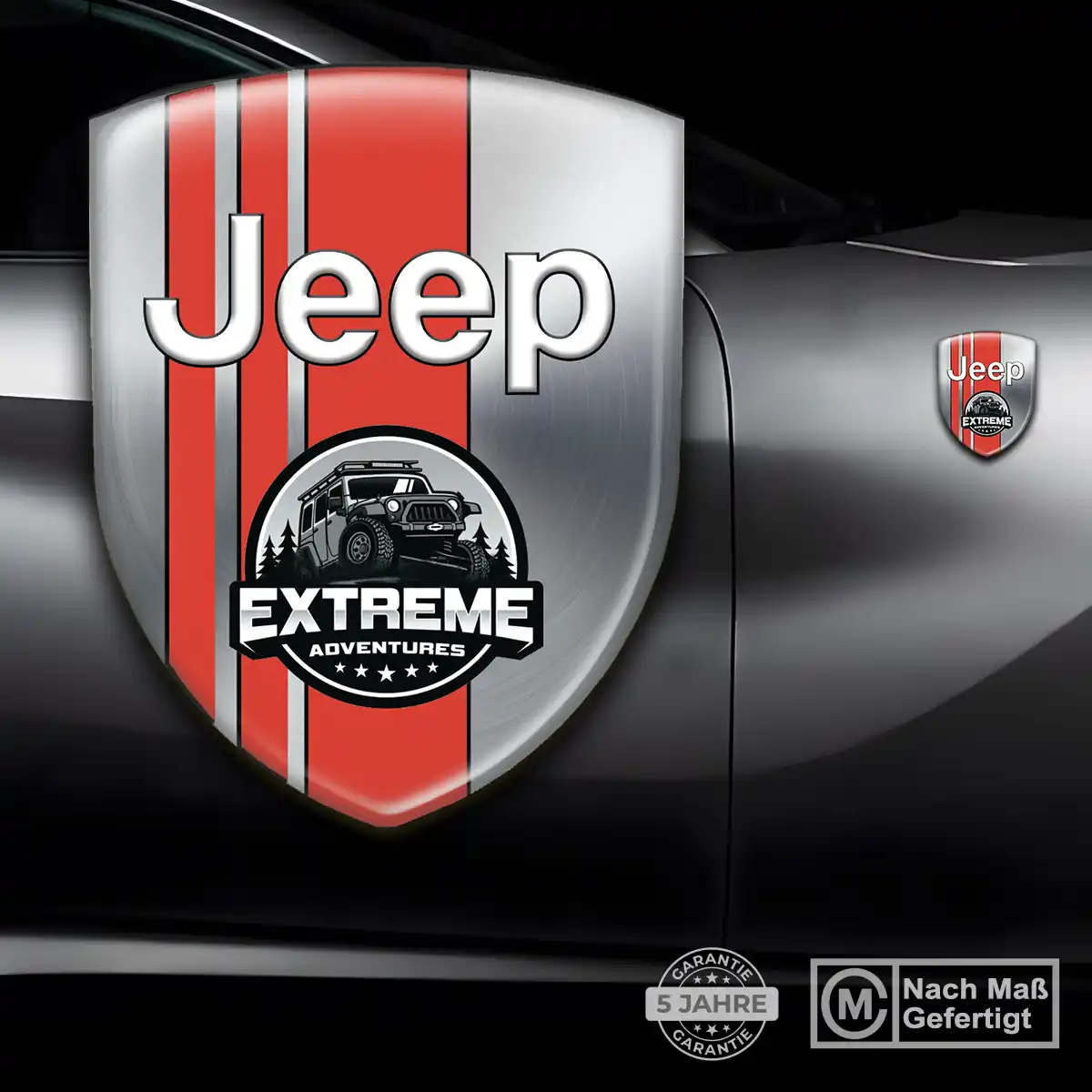 Jeep Emblem Wappen Premium-Edition