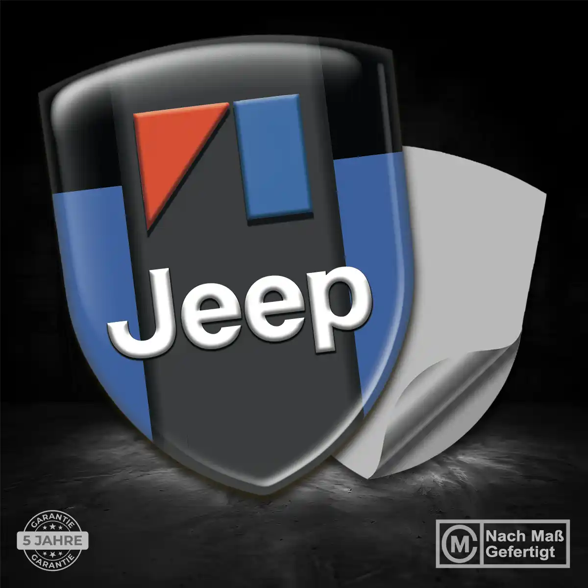 Jeep Emblem Wappen Stilvolles Design