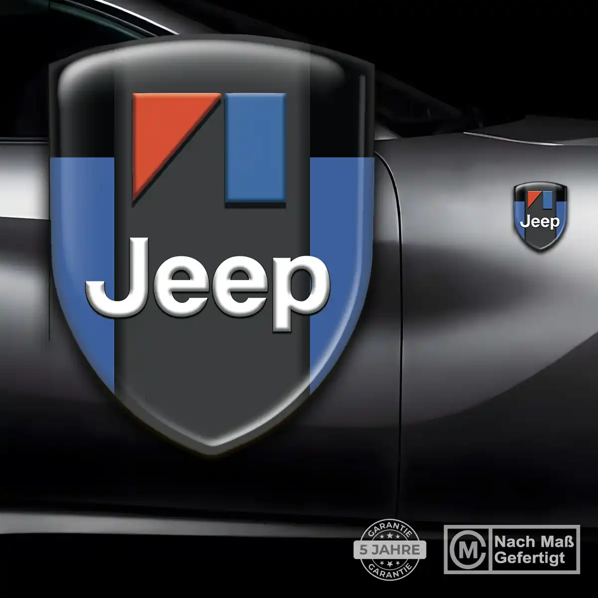 Jeep Emblem Wappen Stilvolles Design