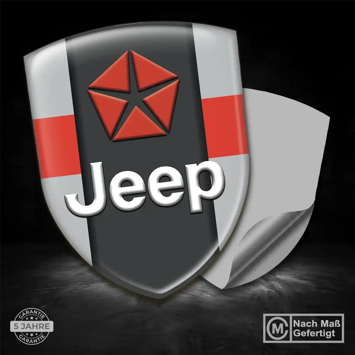 Jeep Emblem Wappen Tuningfahrzeug